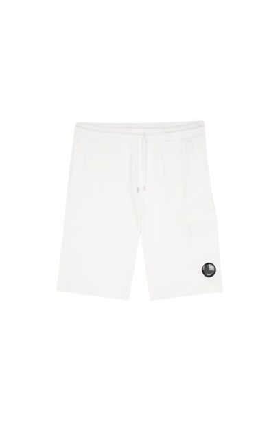 CP Company white cargo shorts