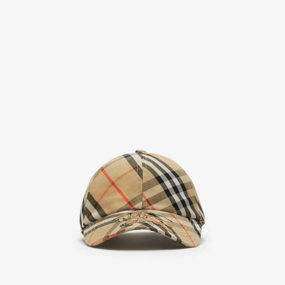 Casquette burberry coton mélangé Check EKD