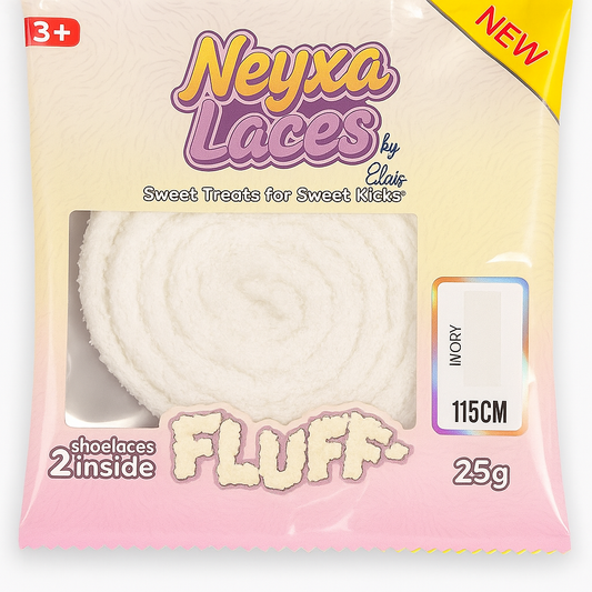 Lacet Fluffy Blanc