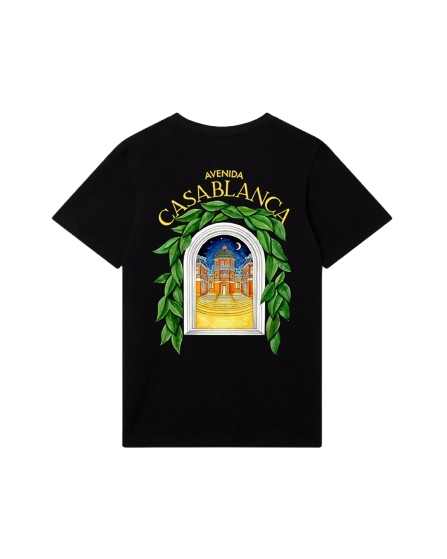 T-shirt Casablanca noir