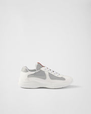 Baskets Prada America’s Cup en tissu Bike blanc