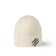 Bonnet et Écharpe Écharpe Damier Snug Crème