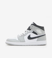 Air Jordan 1 Mid  Light Smoke Grey Anthracite